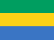 Gabun Flagge Fahne Gabon flag 