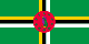 Dominica Flagge Fahne Dominica flag 