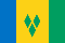 St. Vincent und die Grenadinen Flagge Fahne Saint Vincent and the Grenadines flag 