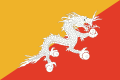 Bhutan Flagge Fahne Bhutan flag 