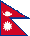 Nepal Flagge Fahne Nepal flag 