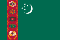 Turkmenistan Flagge Fahne Turkmenistan flag 