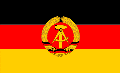 Deutsche Demokratische Republik DDR Flagge Fahne German Democratic Republic GDR flag 