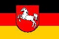 Niedersachsen Flagge Fahne Lower Saxony flag 