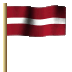 Lettland Flagge Fahne GIF Animation Latvia flag 