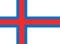 Frer-Inseln Flagge Fahne Faroe Islands flag 