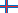 Frer-Inseln Flagge Fahne Faroe Islands flag 