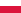 Polen Flagge Fahne Poland flag 