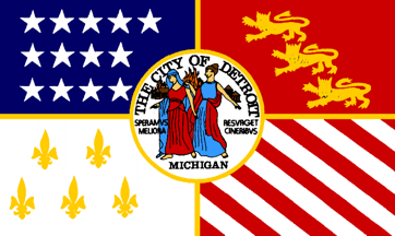 [Flag of Detroit, Michigan]